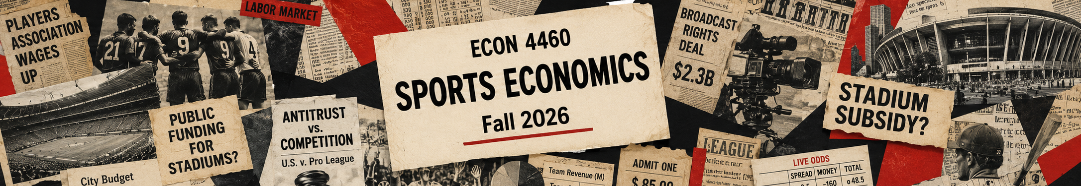 Banner Image for Sports Economics (generated by ChatGPT)