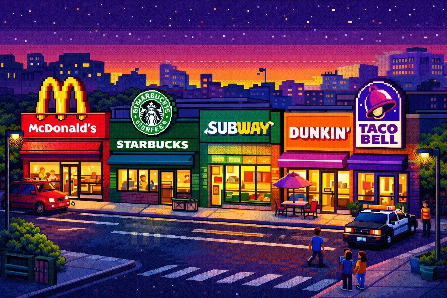 Competing Fast Food Restaurants (generated by ChatGPT)